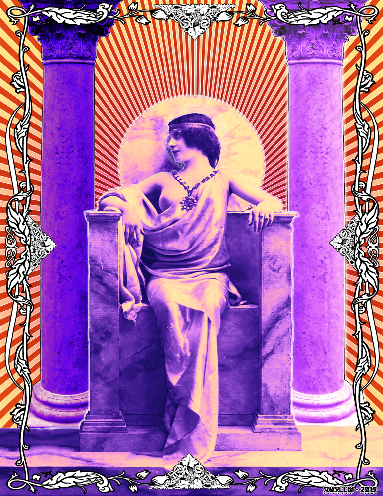 The High Priestess J Gwyllm Art